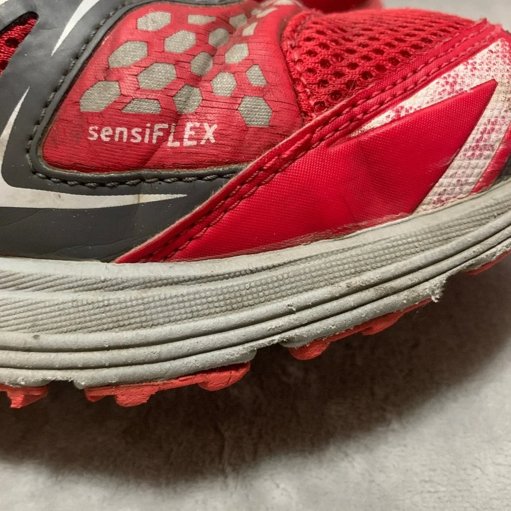 Salomon XR Crossmax Neutral Trail Running Shoes Red Grey Womens Size 10 Flaw